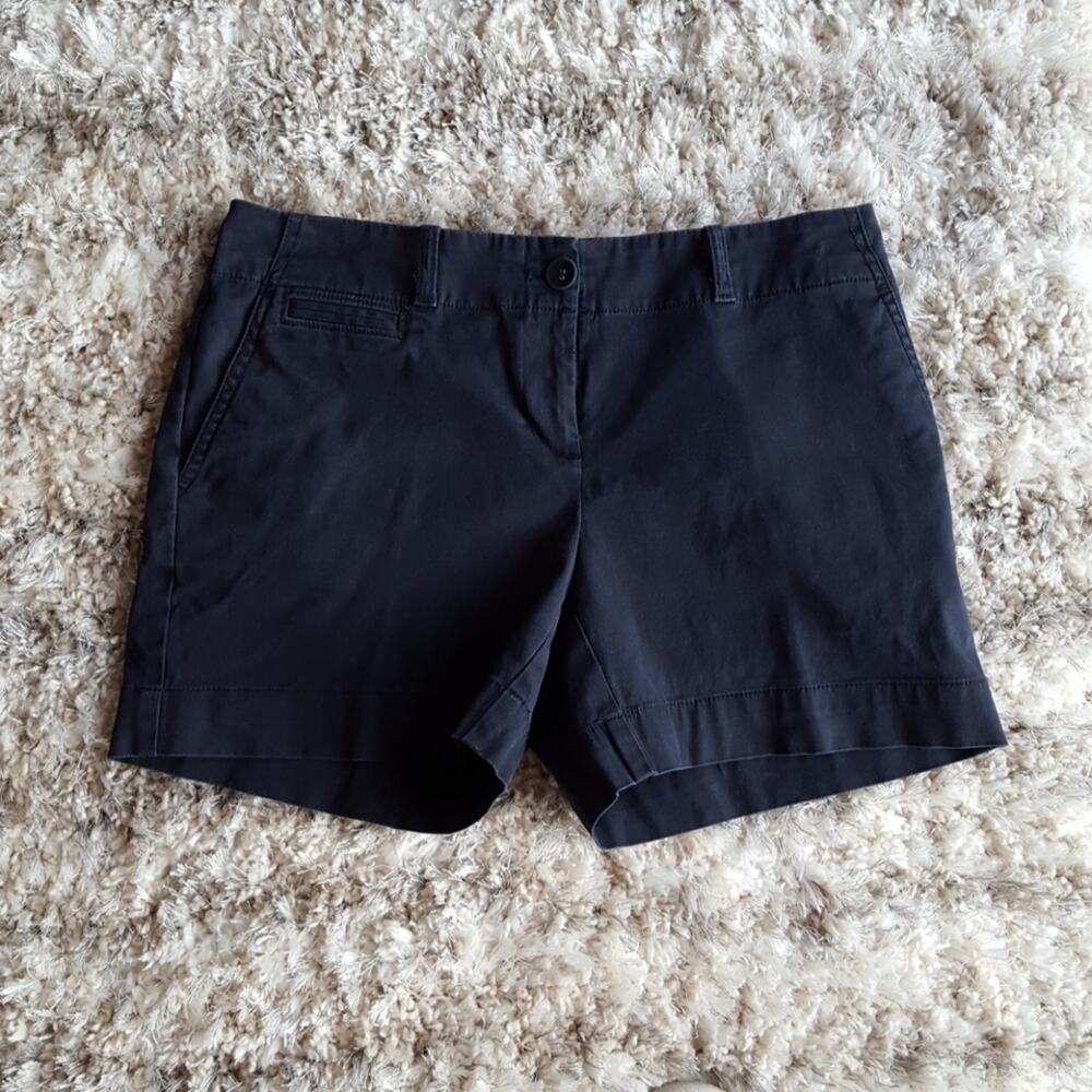 Talbots Navy Blue Twill Shorts Petite 4